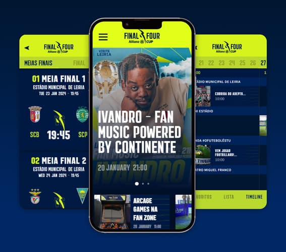 Project Screenshot: Taça da Liga