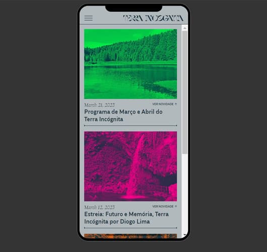 Project Screenshot: Terra Incógnita APP