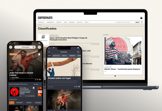Coffeepaste mobile app screen 3