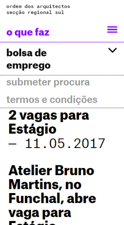 OARSRS mobile app screen 1