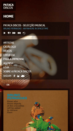 Pataca mobile app screen 1