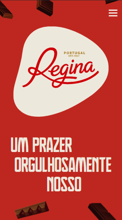 Regina mobile app screen 1