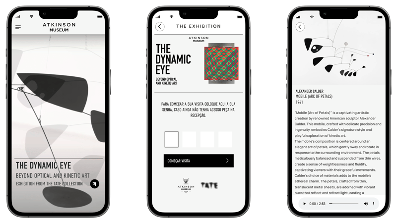 The dynamic eye mobile app screen 6