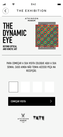 The dynamic eye mobile app screen 2