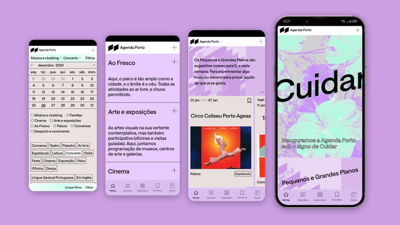 Agenda Porto mobile app screen 12
