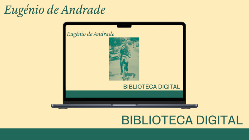 Eugénio de Andrade Digital Library mobile app screen 1