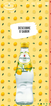 Água das Pedras mobile app screen 3