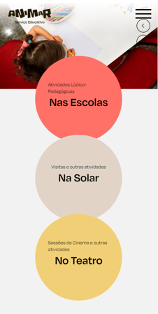 Animar Curtas mobile app screen 1