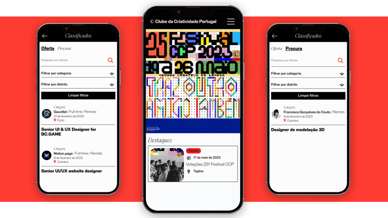 Clube Criativos Portugal mobile app screen 10
