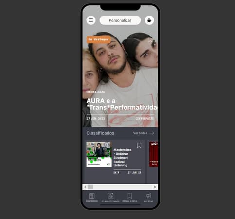 Coffeepaste mobile app screen 4