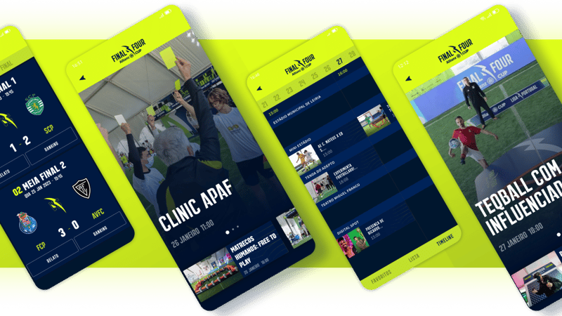 Final Four Allianz CUP mobile app screen 6