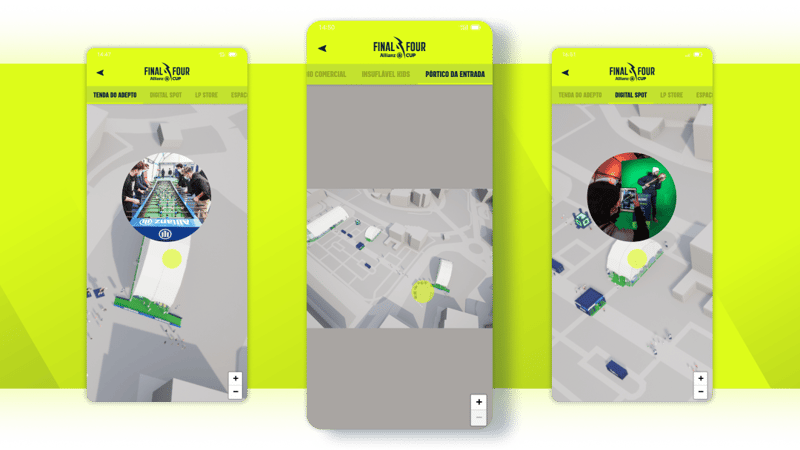 Final Four Allianz CUP mobile app screen 12