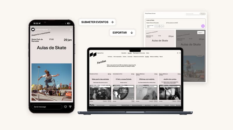 Agenda Porto mobile app screen 20