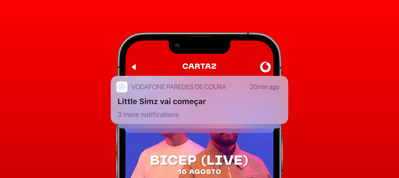 Vodafone Paredes de Coura App mobile app screen 13