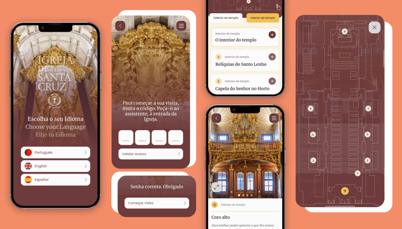 Church of Santa Cruz mobile app screen 6