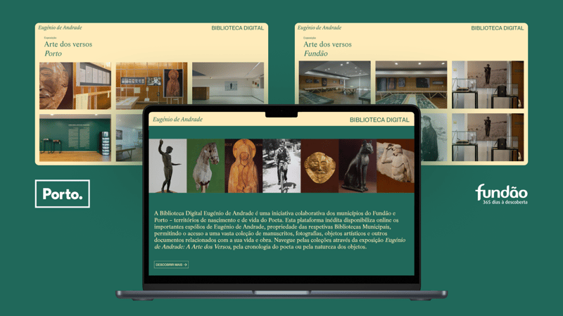 Eugénio de Andrade Digital Library mobile app screen 4