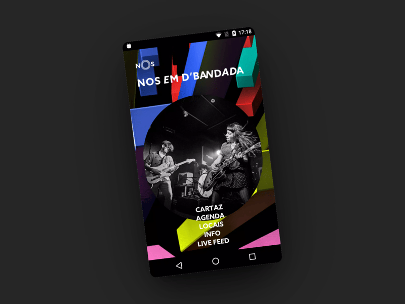 Project: NOS em D'Bandada App