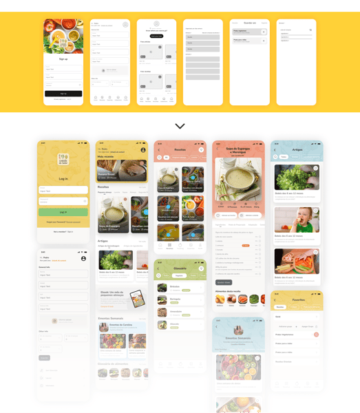 Project: Comida de Bebé Site & App