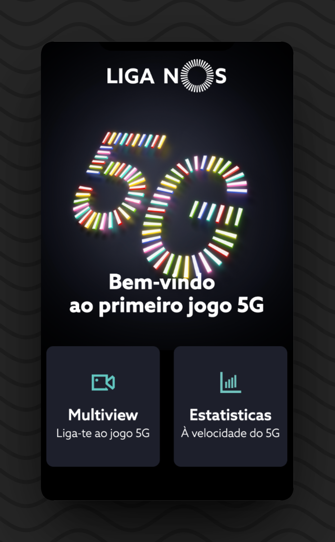 Project Screenshot: NOS 5G Prototype App