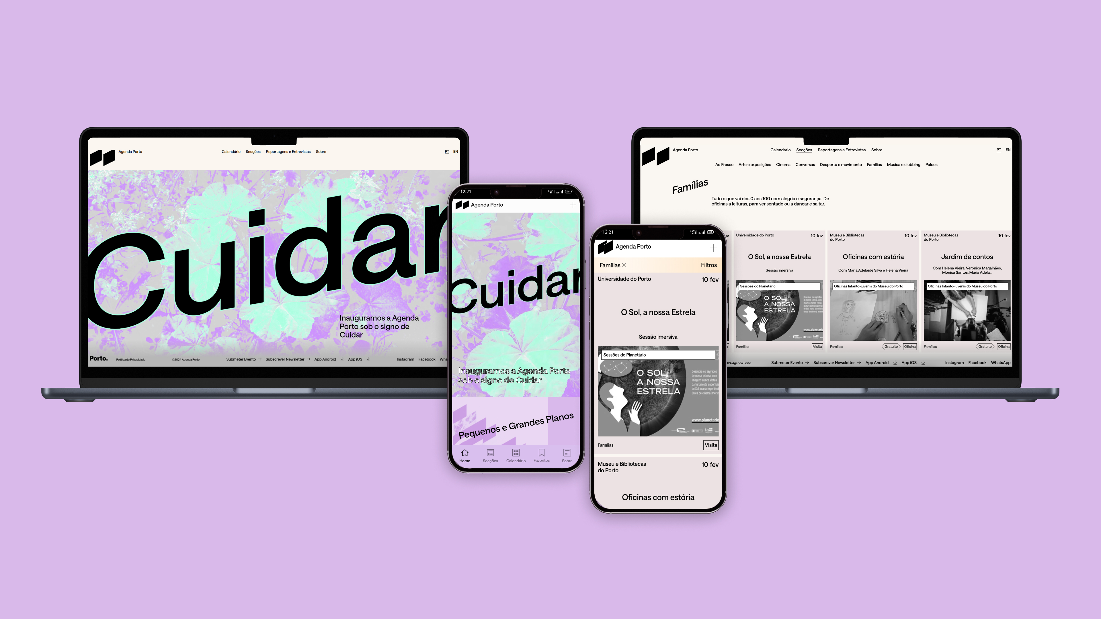 Project Screenshot: Agenda Porto